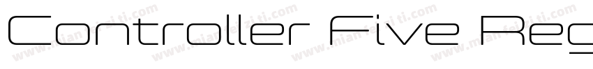 Controller Five Regu字体转换